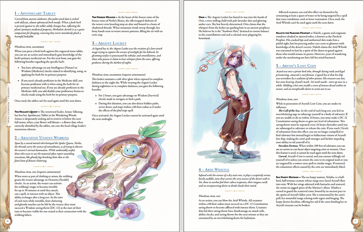 Treasures Untold – 5e Magic Items Compendium | Isshobi