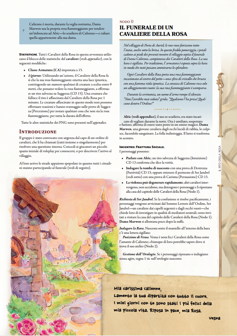 Irydale's Archives 01 - The Rite of the Rose – D&D 5e One-Shot Adventure | Isshobi